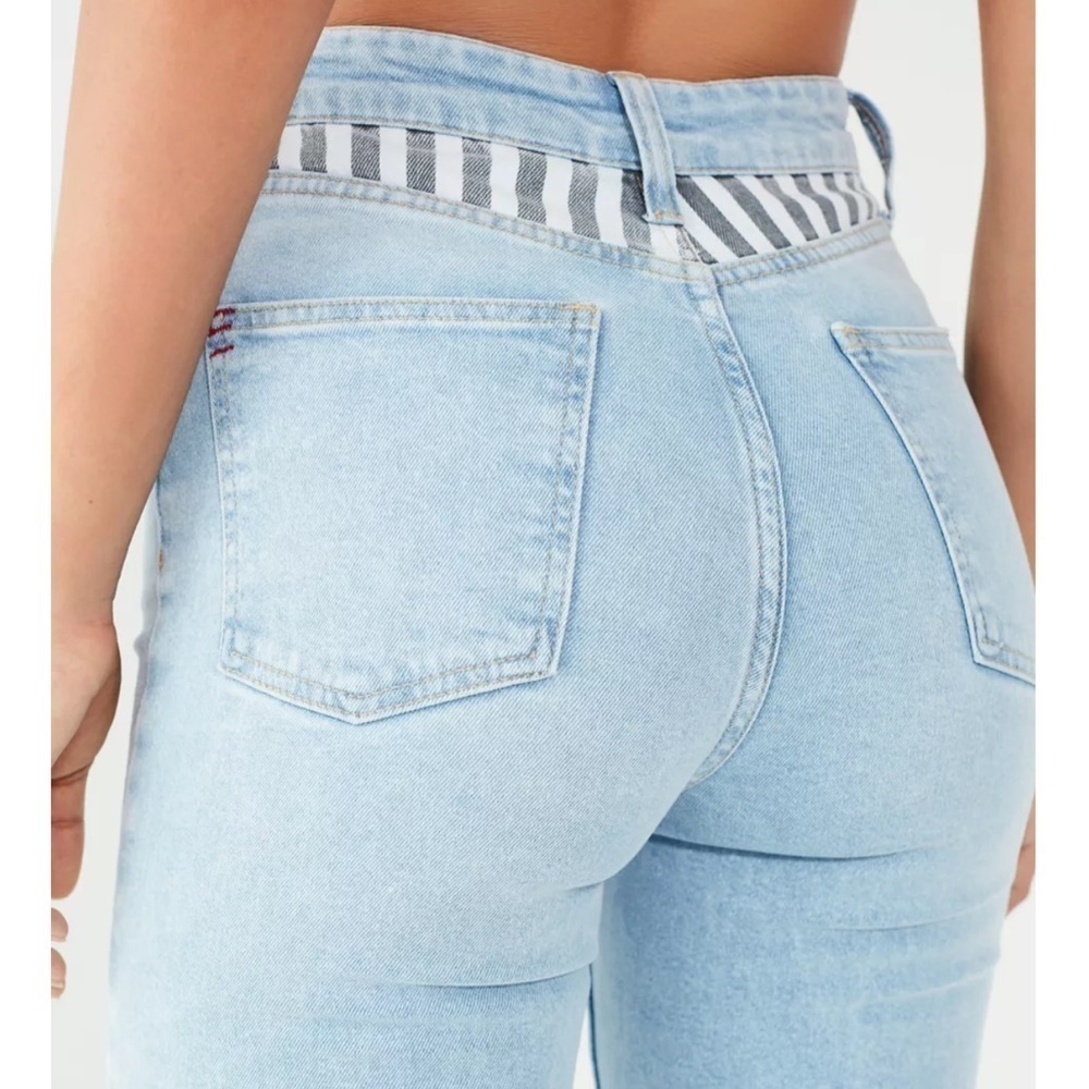 BDG Girlfriend High-Rise Jean – Striped Yoke - Picture 8 of 9